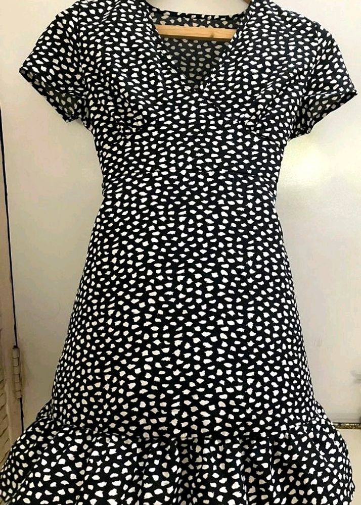Black & White Mini Dress