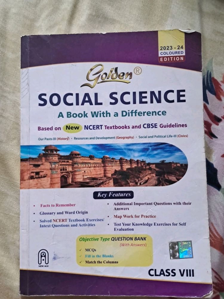 Class 8 Golden Social Science Guide Book