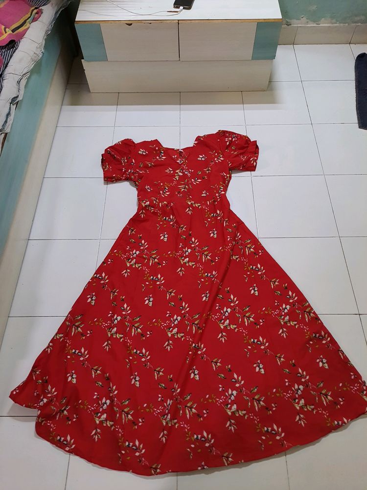 Women Long Flower Dress