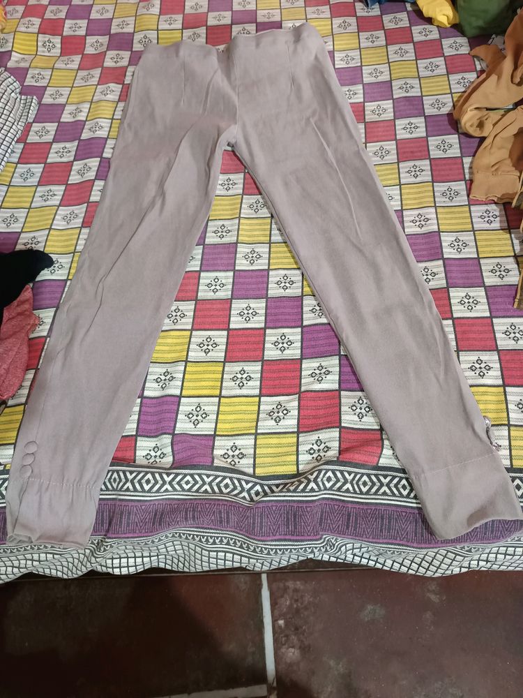 Grey Color Girlish Pant