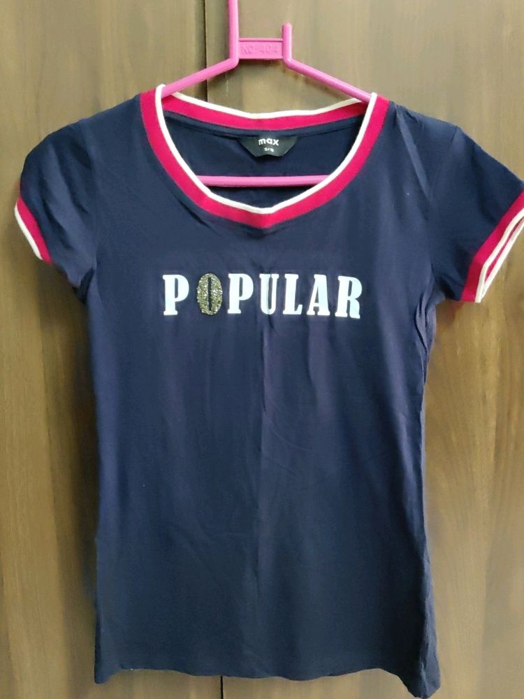 MAX Navy Blue Tshirt (S)