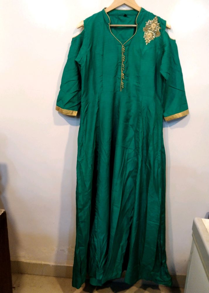 Ethnic Green Gown(Women)