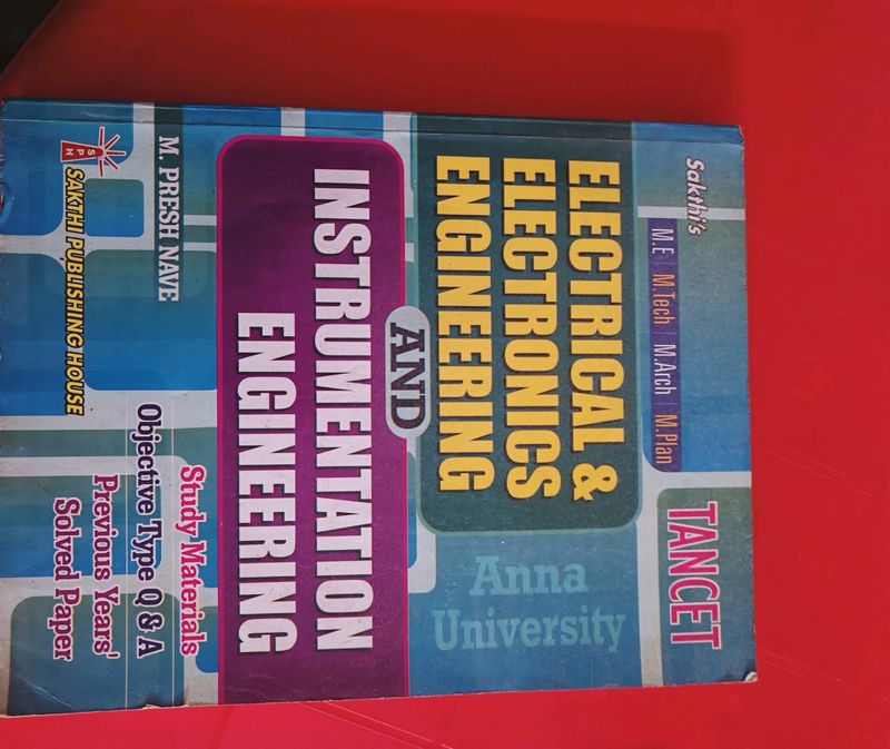 Electrical & Electronic Engineering Tancet Book