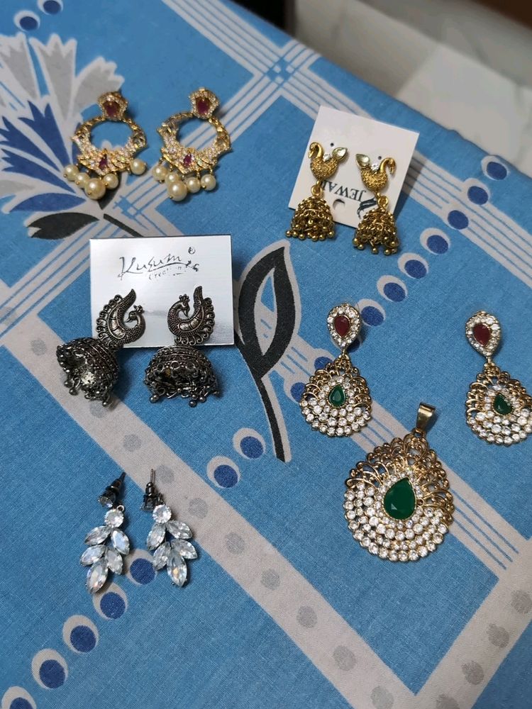 5 SET OF EAR RINGS