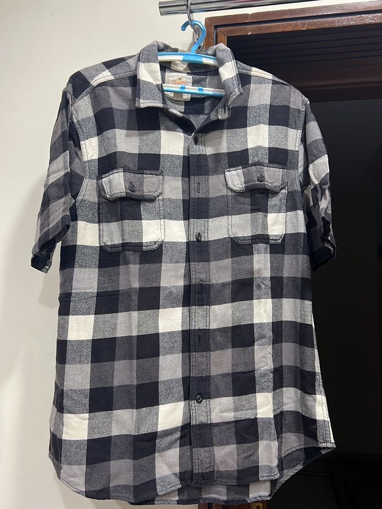 Black & White Checks Shirt