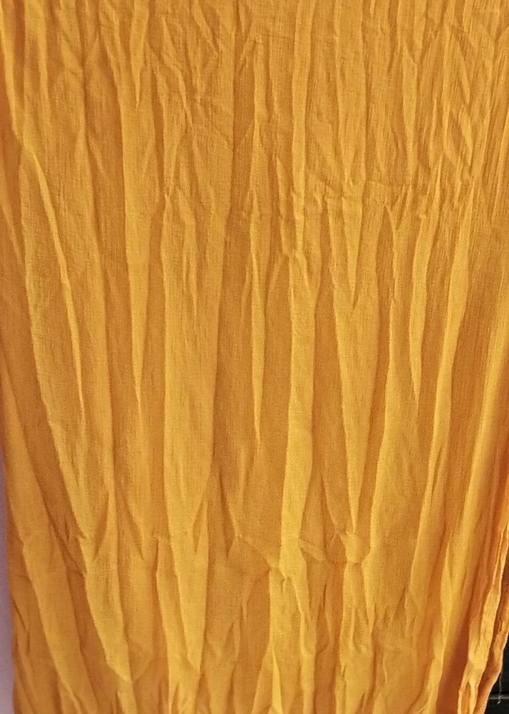 Mustard Yellow colour Super Soft Duppata