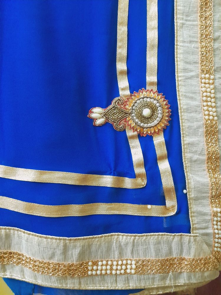Royal Blue Saree