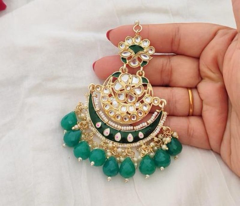 Unique Meenakari And Kundan Bridal Jwellery