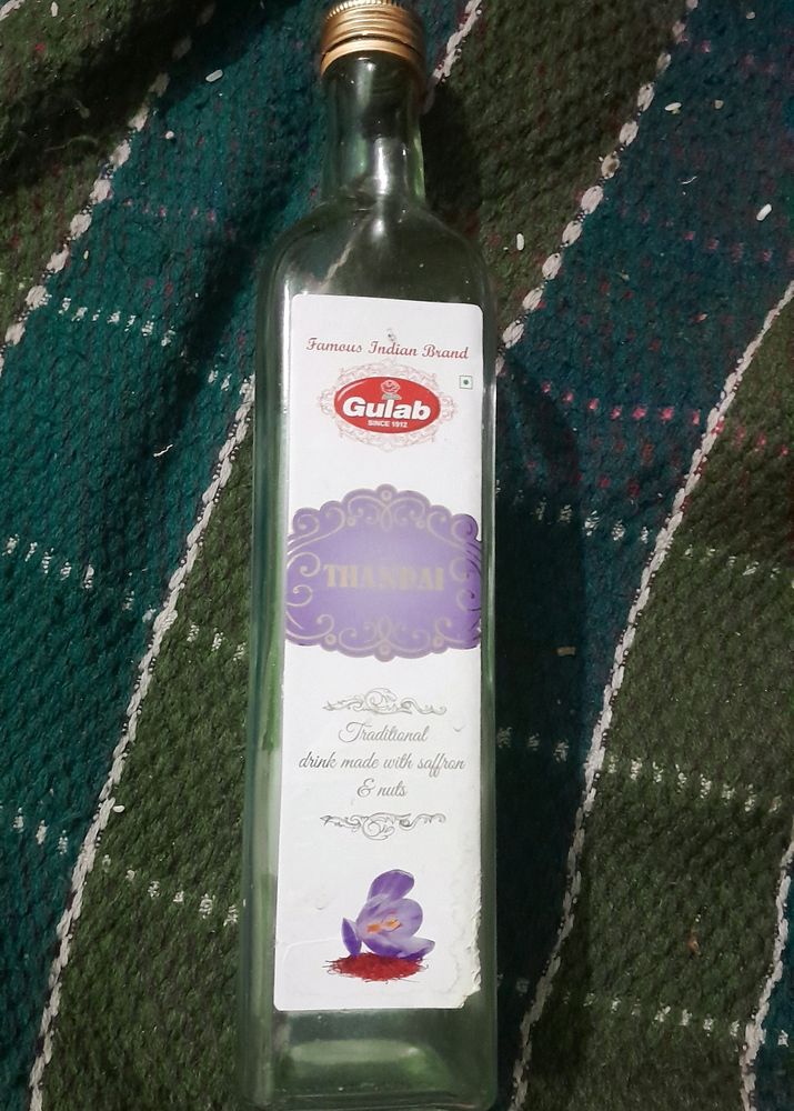 Thandai Glass Bottle