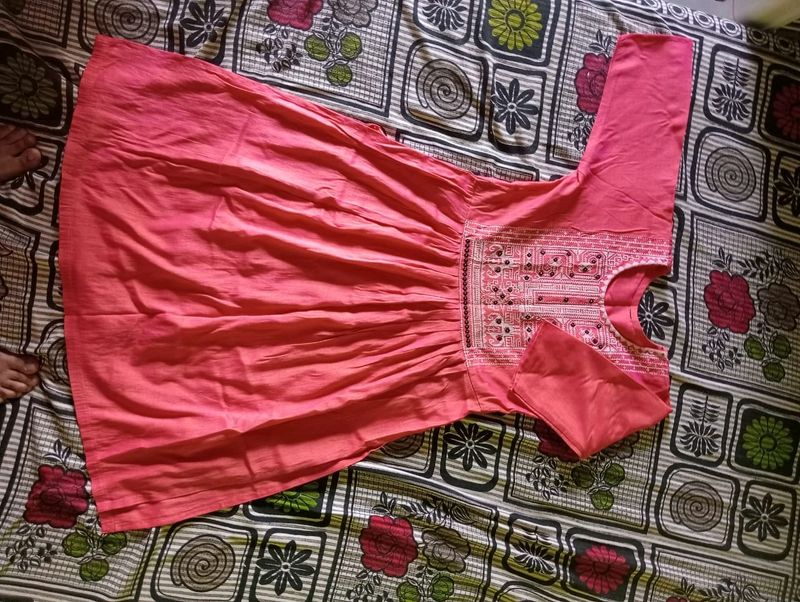 Double Color Kurti