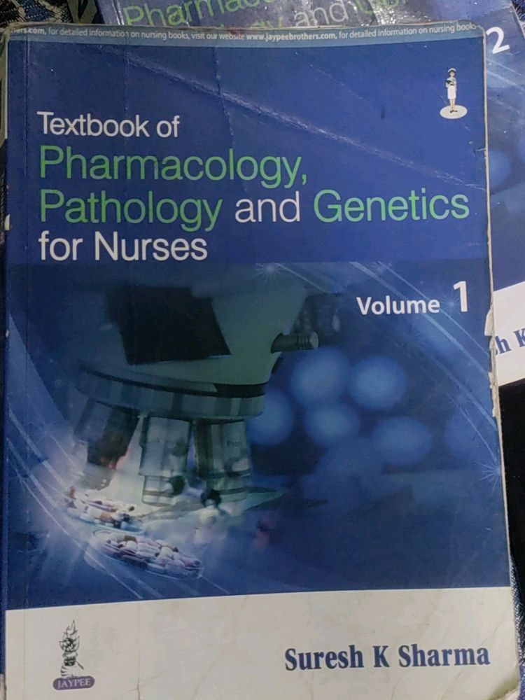 2books Pharmacology + pathology And Genetics Book