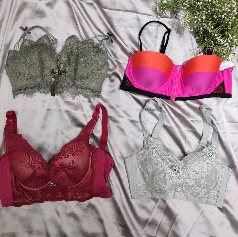 4 fancy bra combo