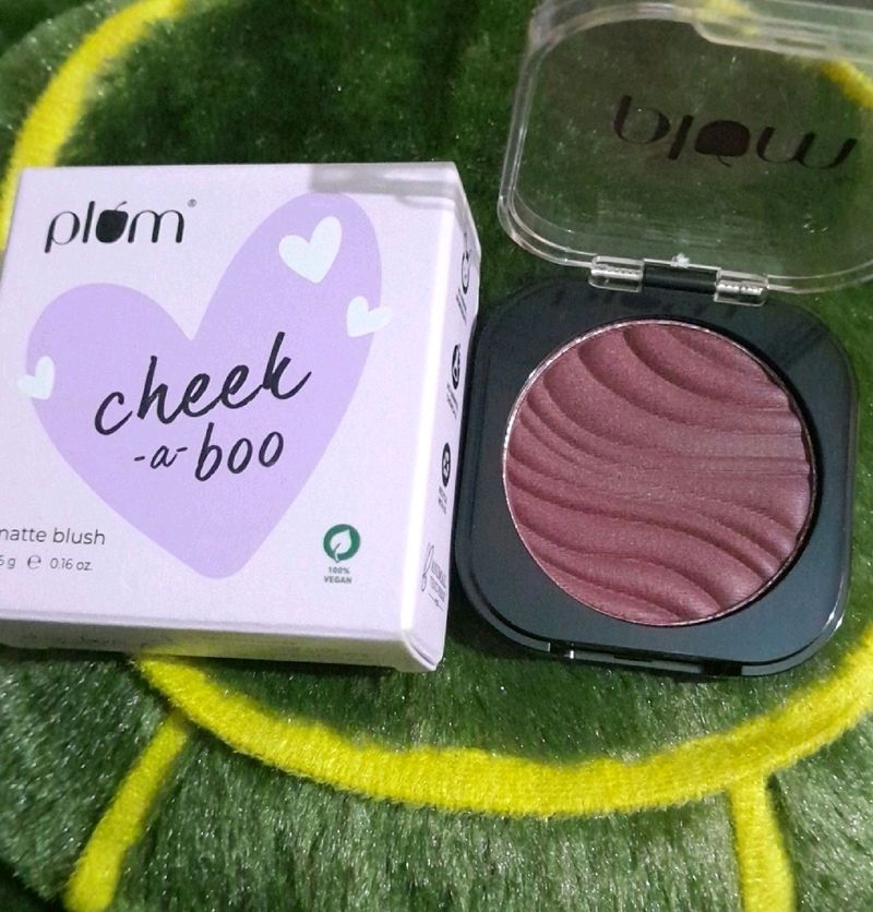 Plum Cheek A Boo Matte Blush (New)