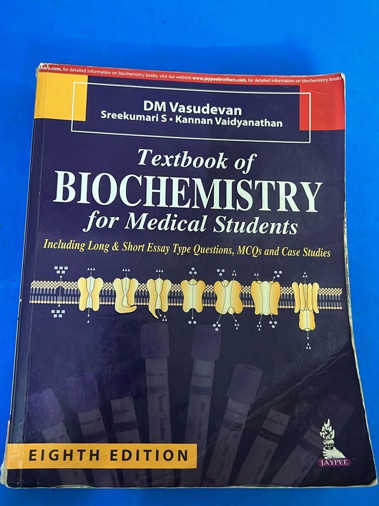 Biochemistry- DM Vasudevan