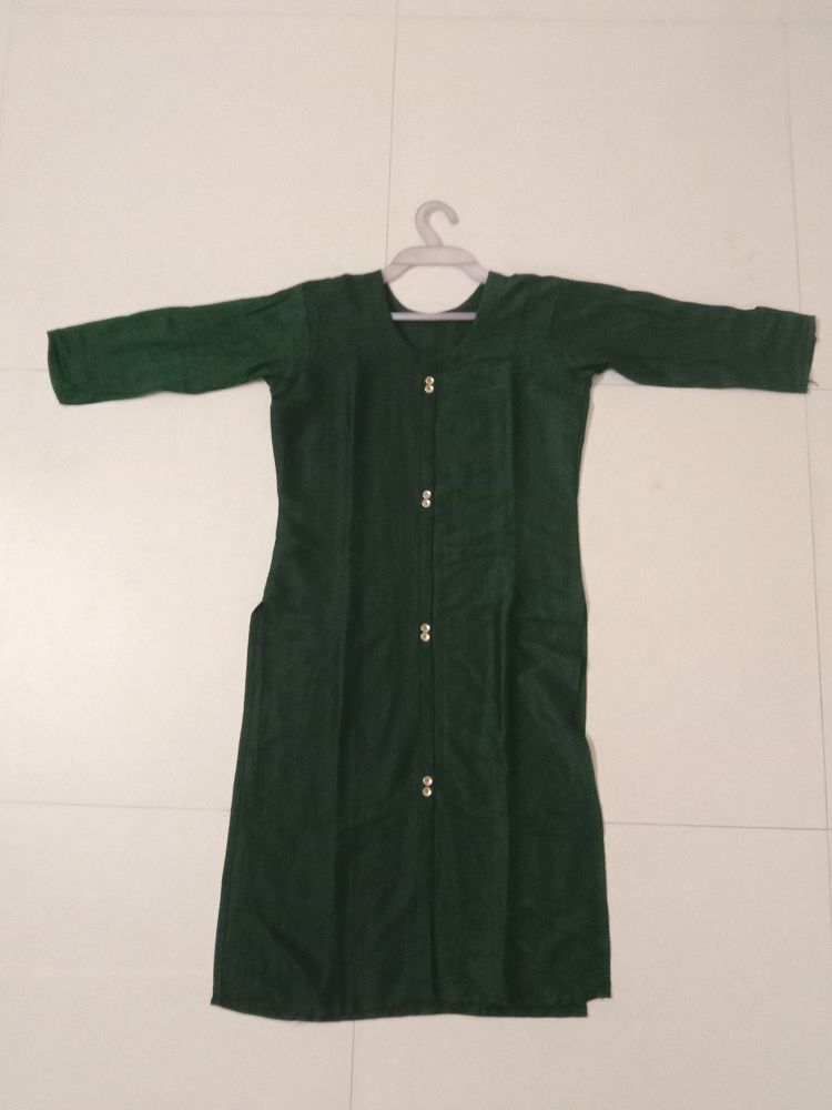 Dark Green Kurti