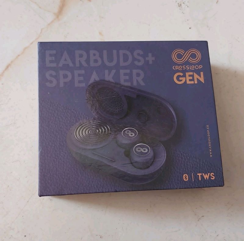 New Crossloop Bt Earbuds With 3w Speaker