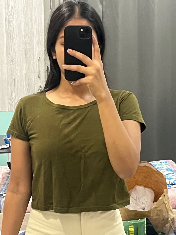 OLIVE Boxy Tee!!