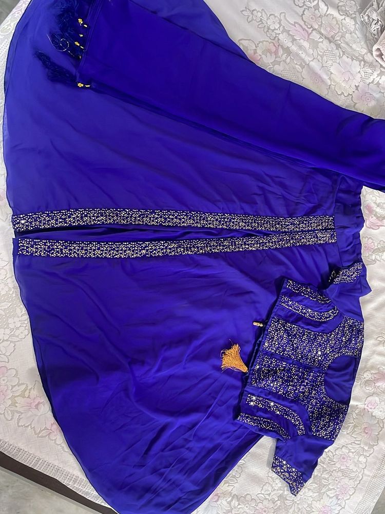 Royal Blue Lengha Choli