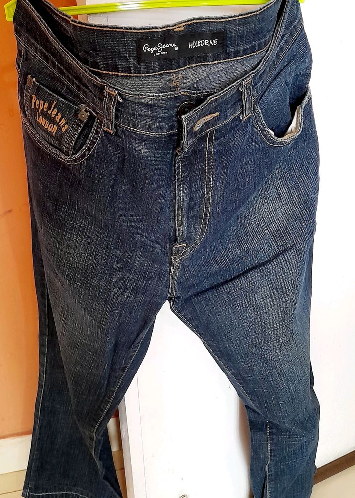 Navy Blue Denim Pepe Jeans (Men)