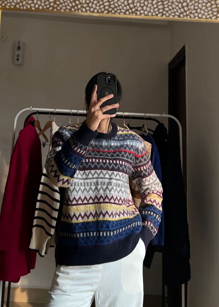 GAP Blue Multicolour sweater