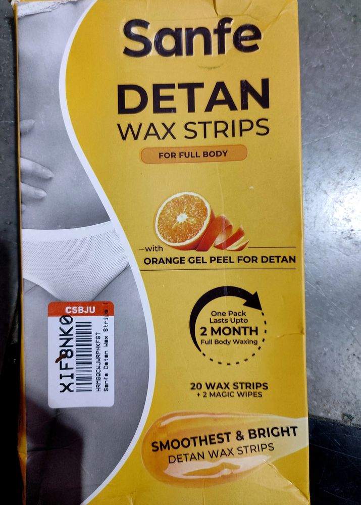 Sanfe Detan Wax Strips