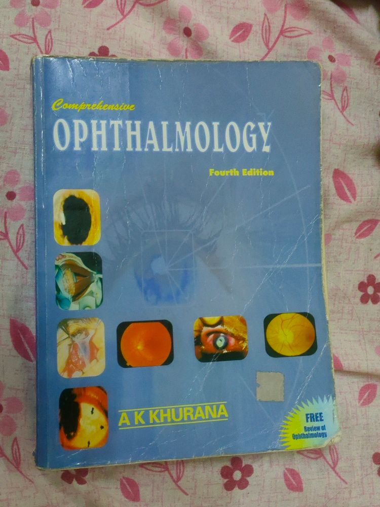 AK Khurana Opthalmology Book/Medical Book