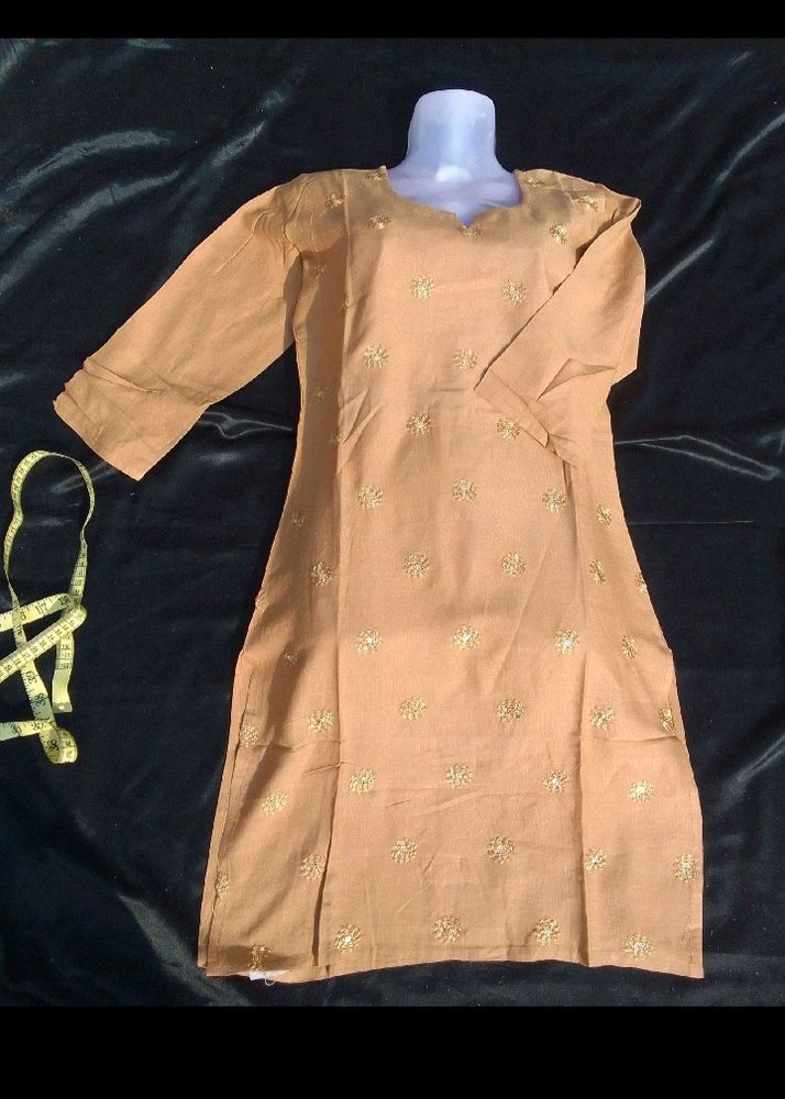 Cotton Nude Kurti