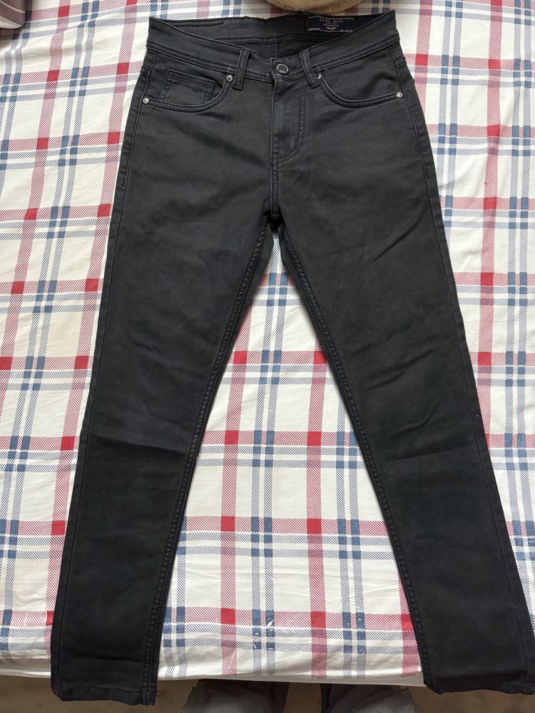 Zara jet black jeans