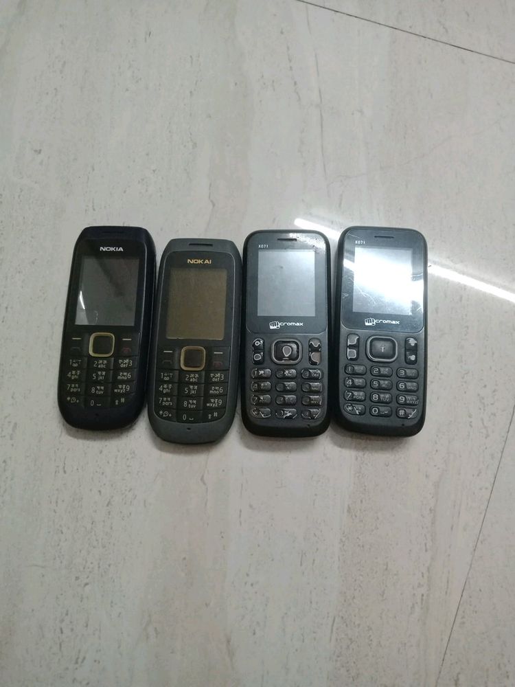 2 Nokia Mobiles And Micromax Mobile