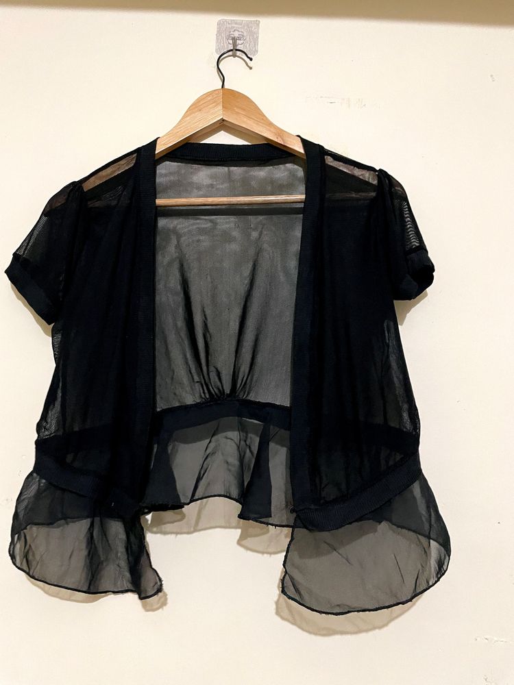 Black Short Shrug