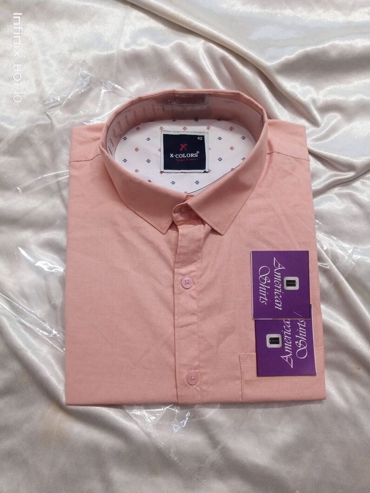 New Shirt Peach Colour