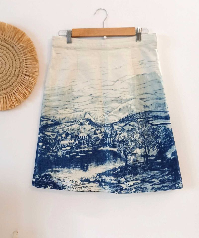 Anthropologie Postcard Skirt