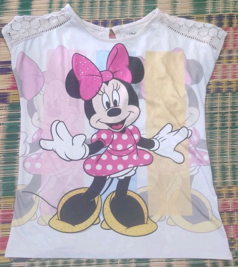 Girl's Minnie Mouse Fancy Top