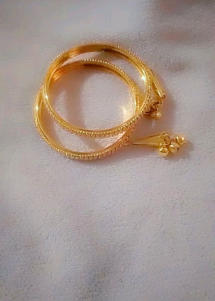 New Branded Crystal Bangles With Jumka😍🥰