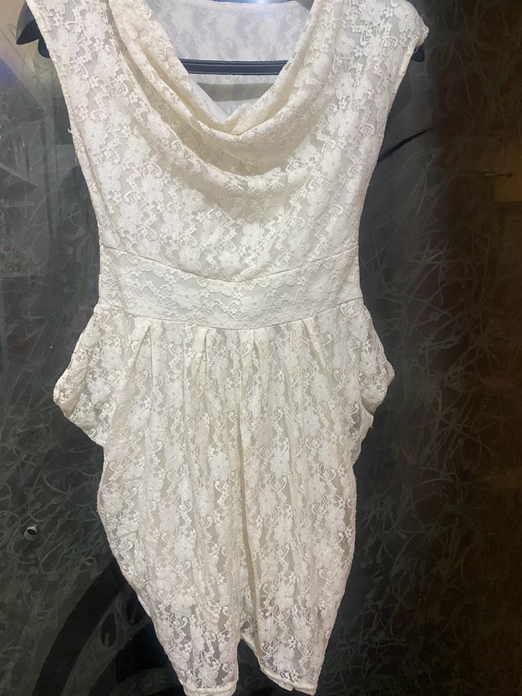 Bodycon White Mini Dress