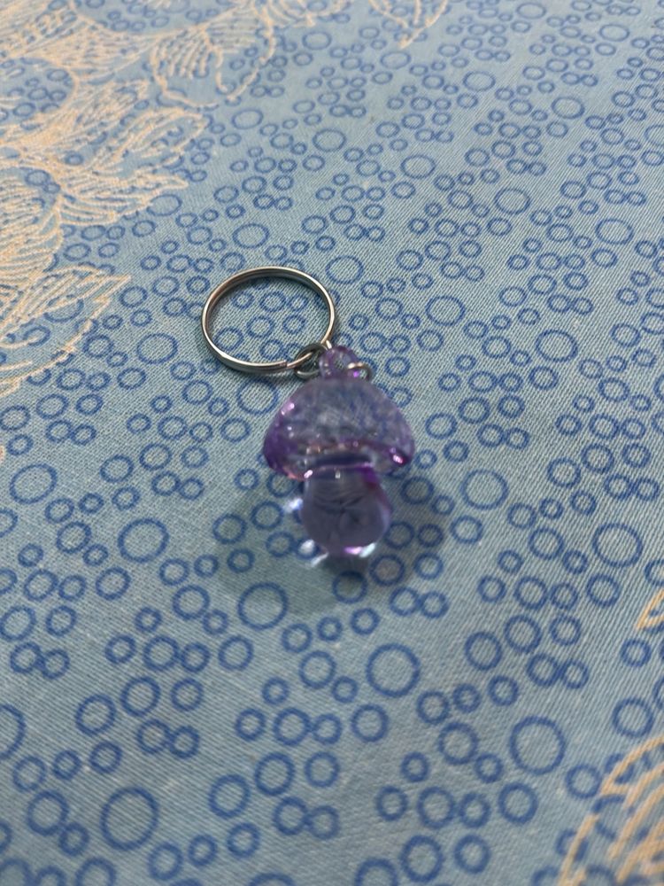 Mushroom key chain