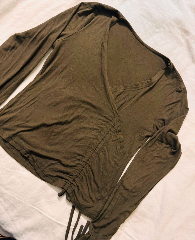 Fitted Olive Top