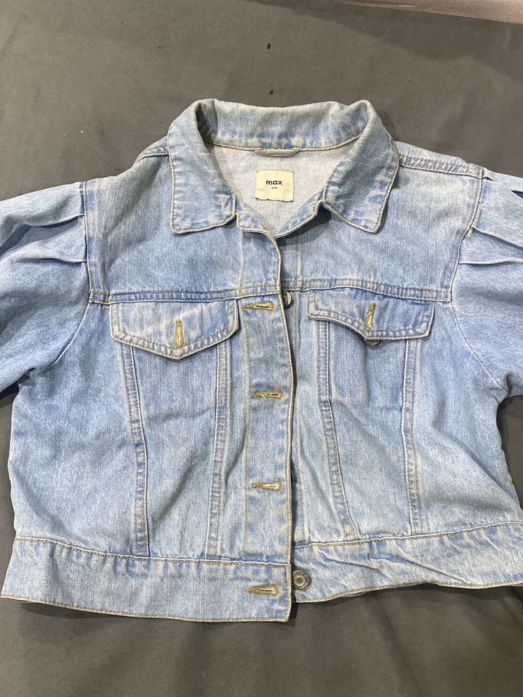 Cropped Denim Jacket