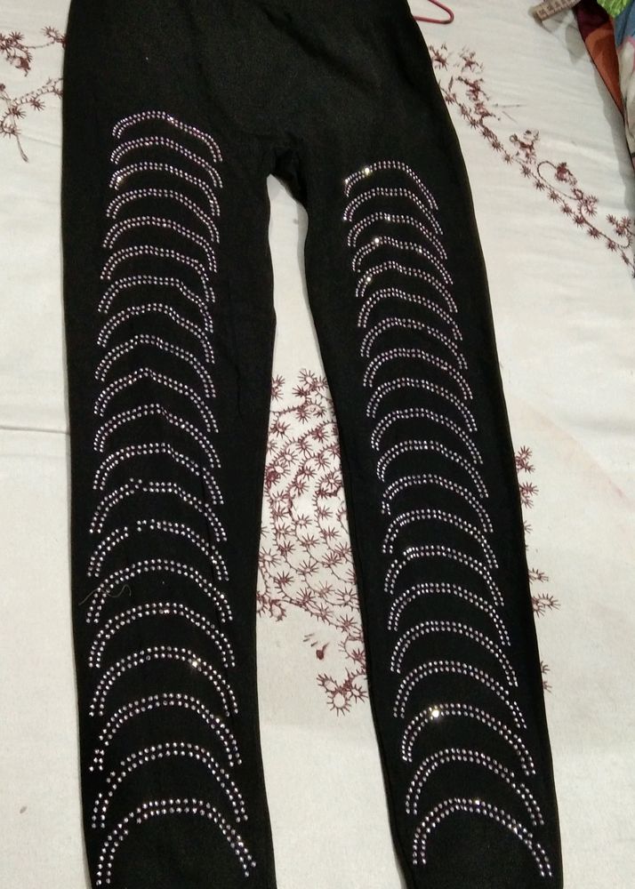 Black Stone Leggings