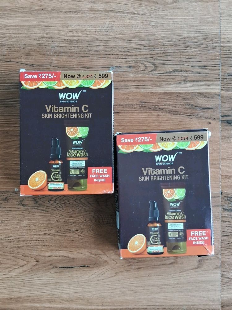 Wow Vitamin C Brightening Kit Pack Of 2