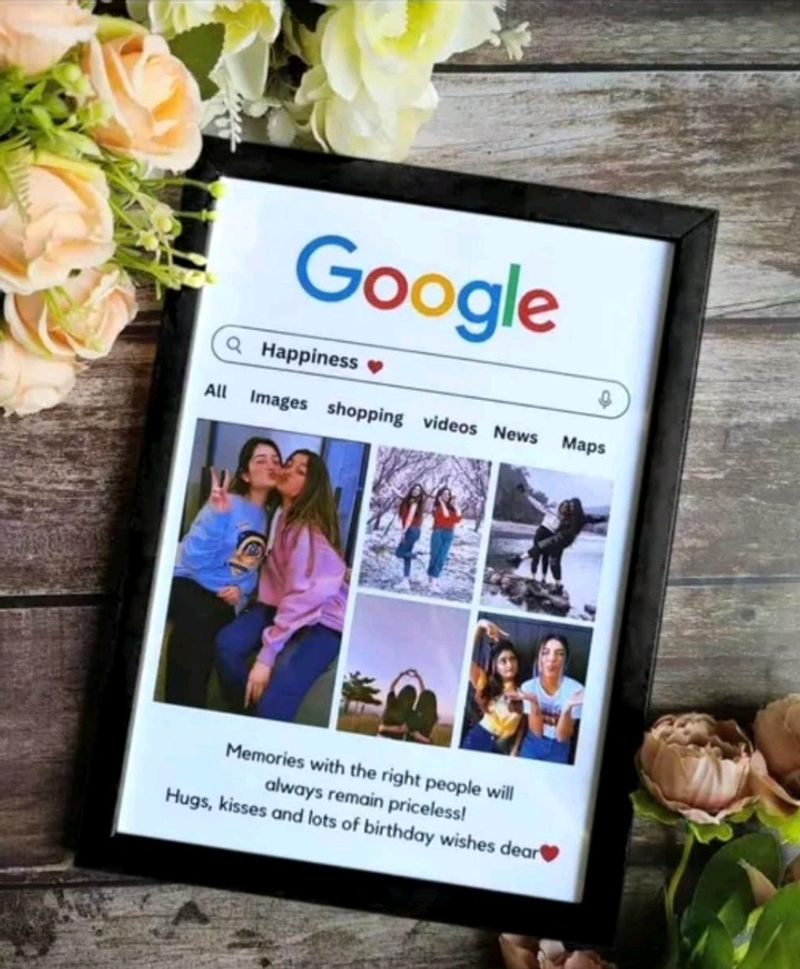 Customized Google Photo Frame