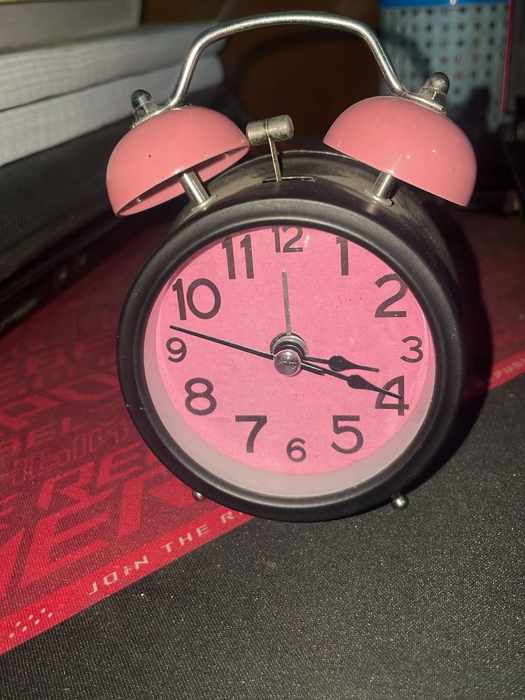 Pink Alarm Clock