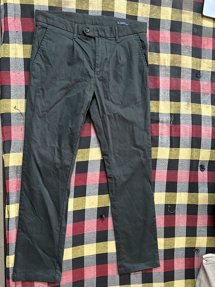 Olive Green Men Pants