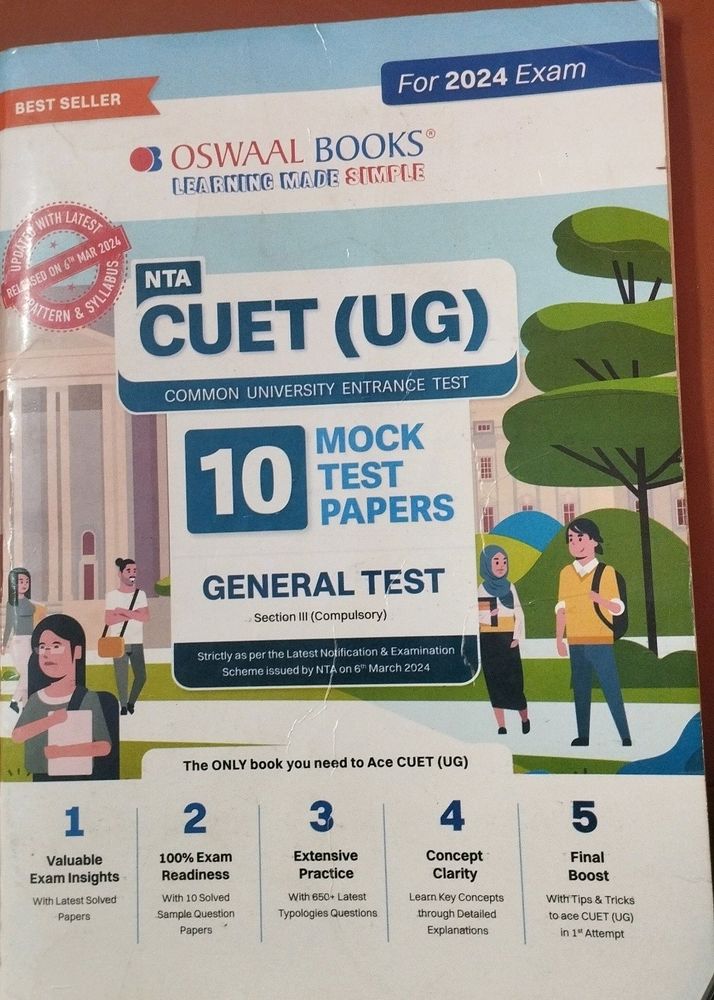 CUET(UG) General Test By Oswaal Books