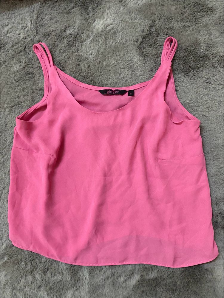 Pink Crop Top