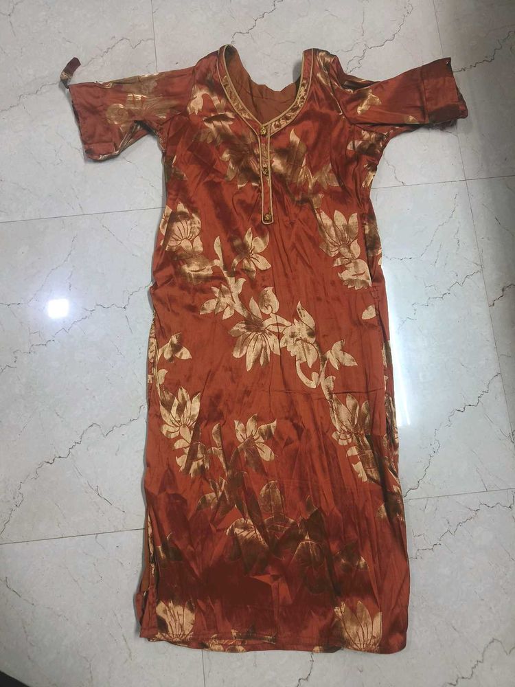 Rust Kurta