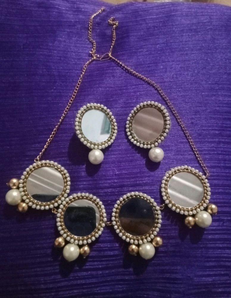 Mirror Work Jewellery Set