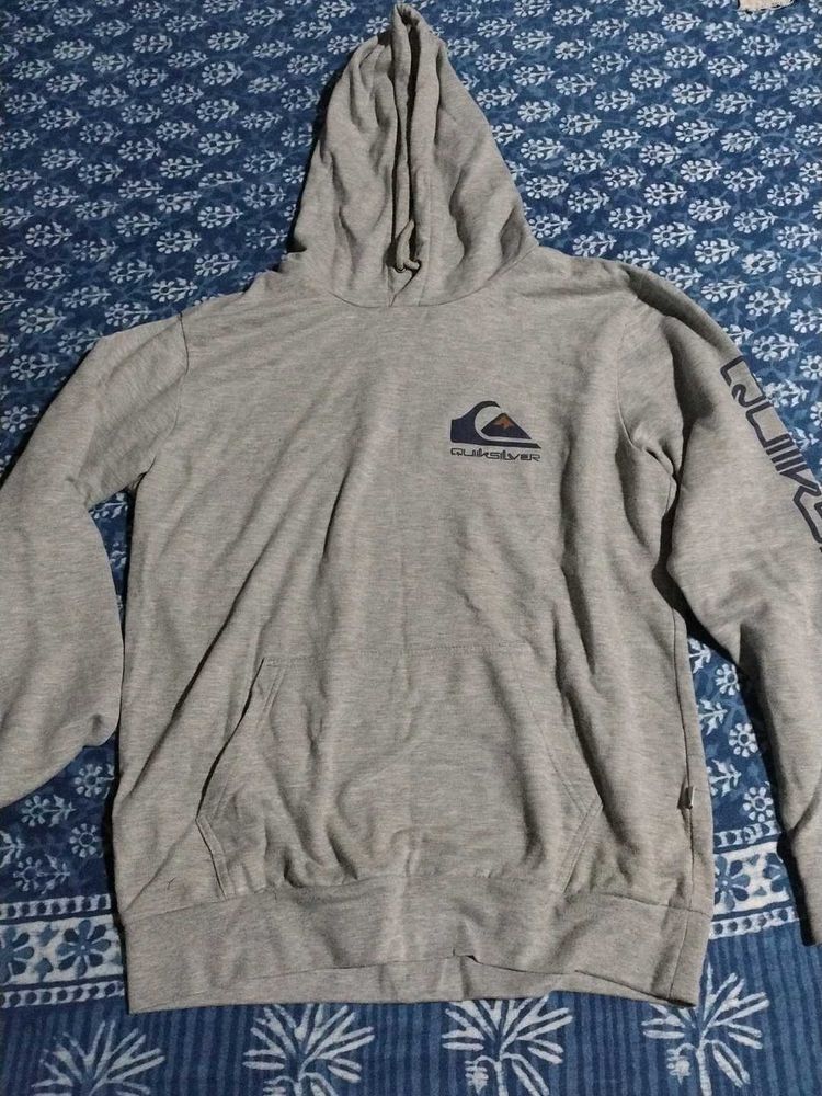 Mens Hoodie Grey Free