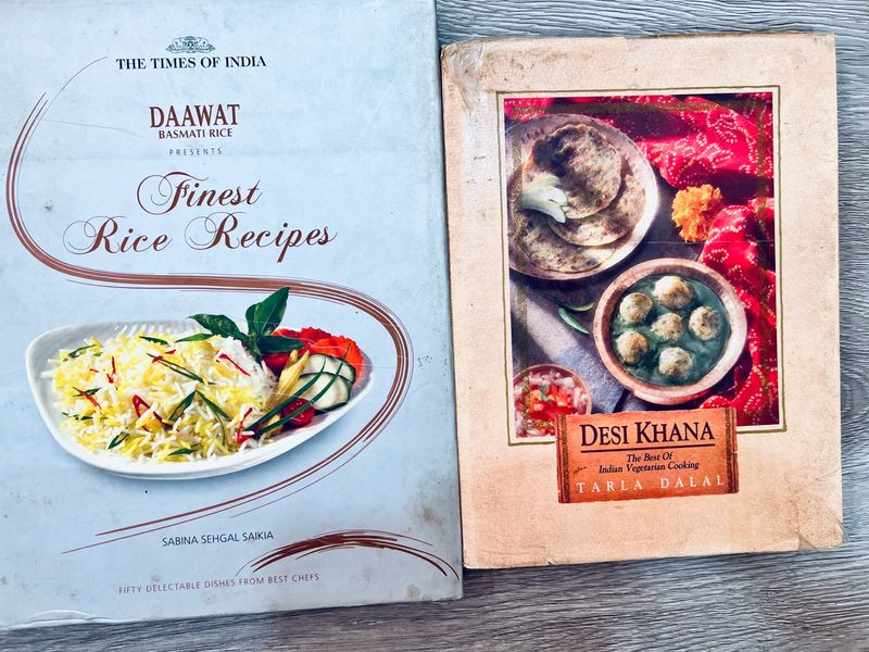 Cook Books By Tarla Dalal And Times Of India - Two