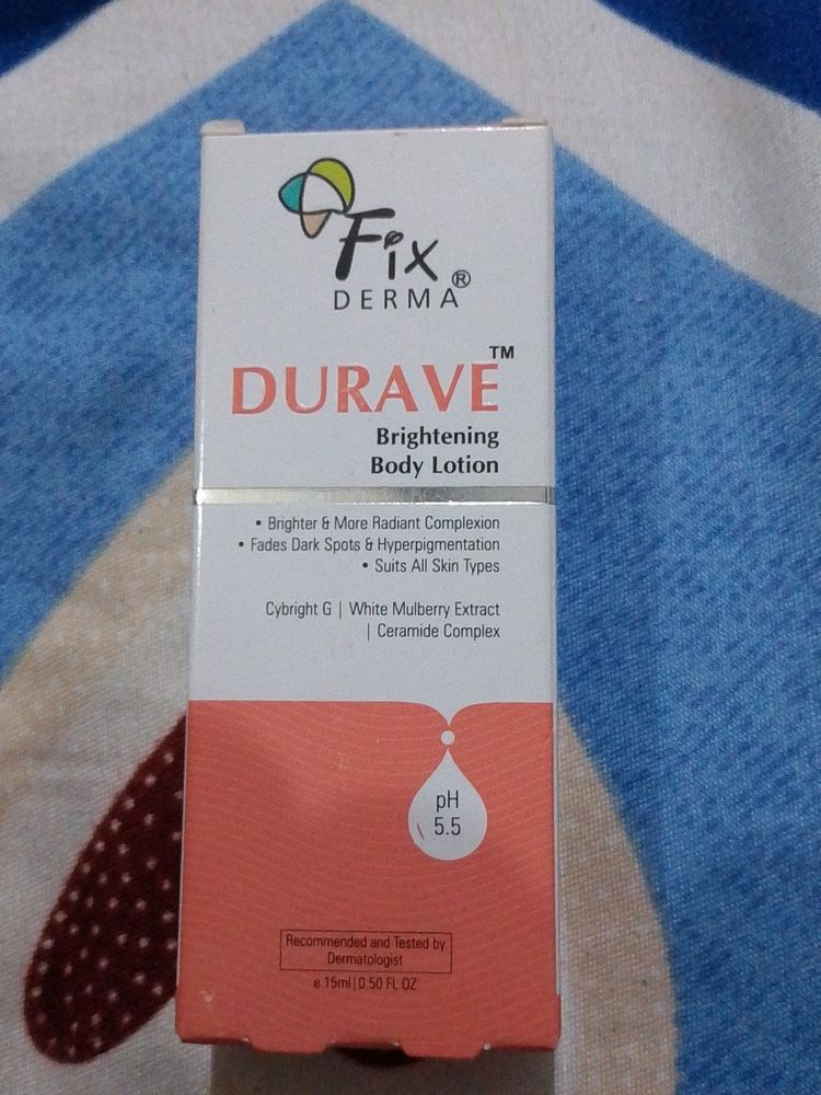 FIXDERMA DURAVE BRIGHTENING BODY LOTION